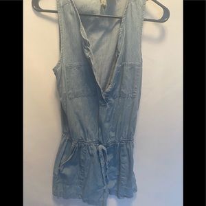 Chambray romper